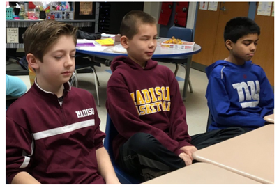 5th Graders in Madison, Wisconsin enjoy the benefits of Mindfulness